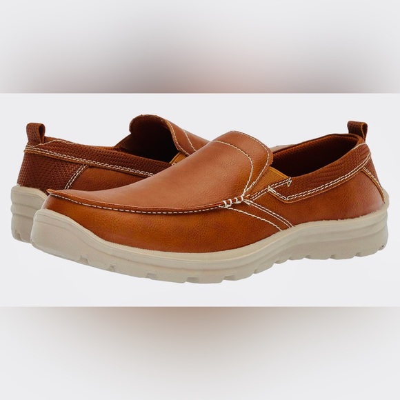 Deer Stags Men’s Everest 2 Slip-On Loafer, Tan, Simulated Leather, Size 9.5W. - Picture 2 of 14